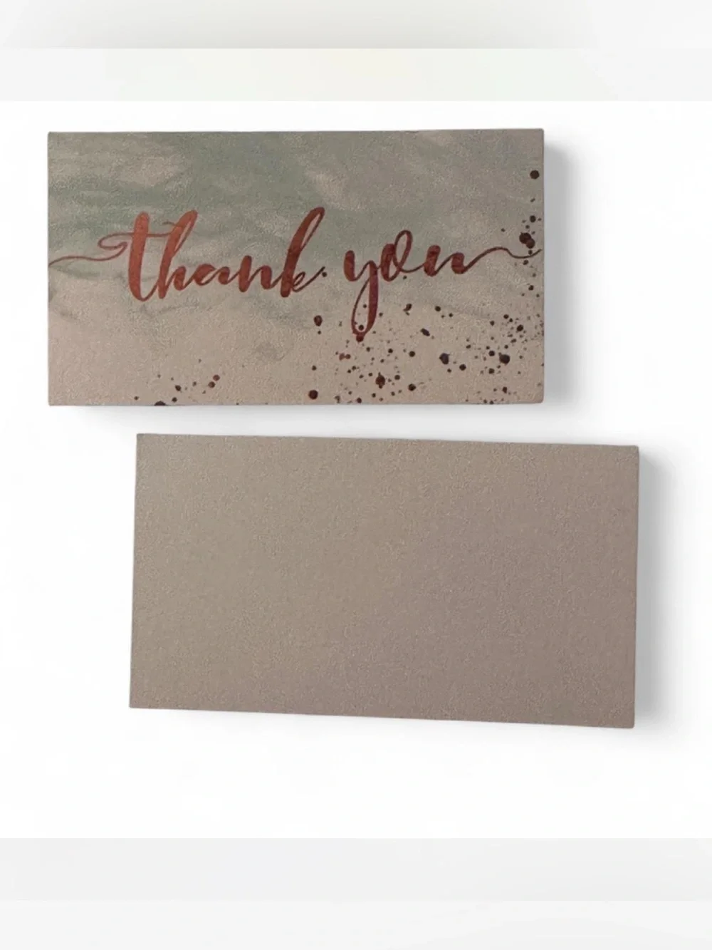 💜 NWT Light Green/Teal and Gold Thank You Cards (50 Cards)!!
